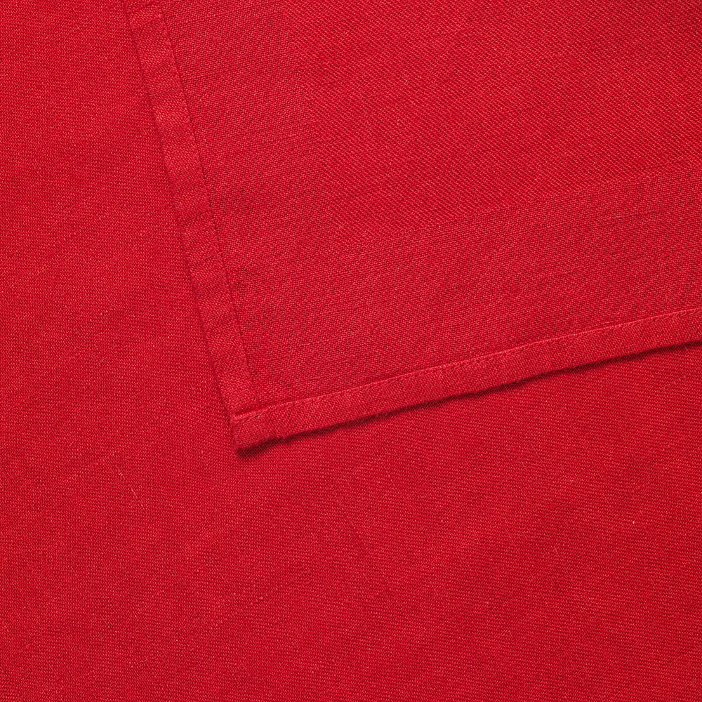 4 pcs. Linen Napkins, Deep Red