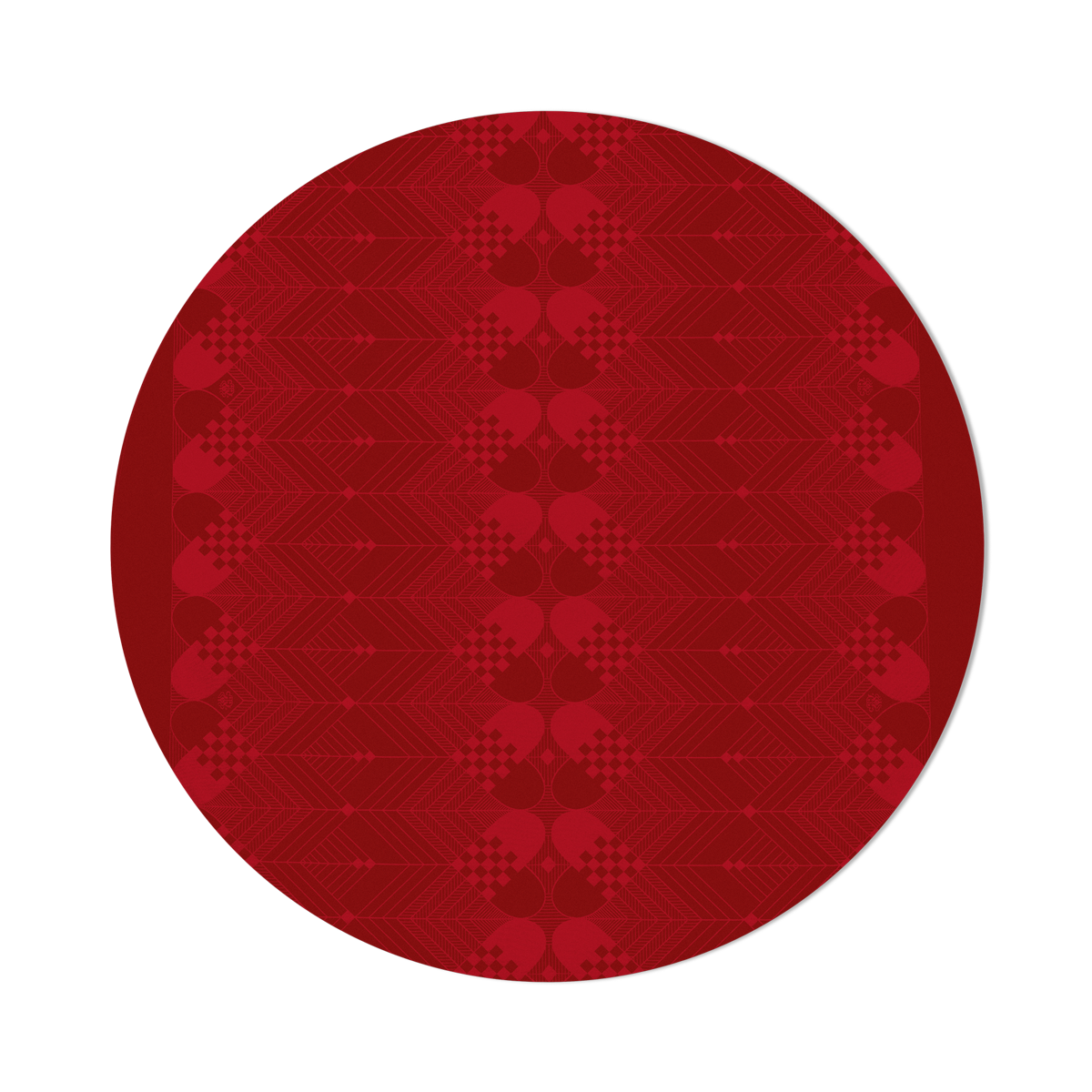 Round Christmas Tablecloth