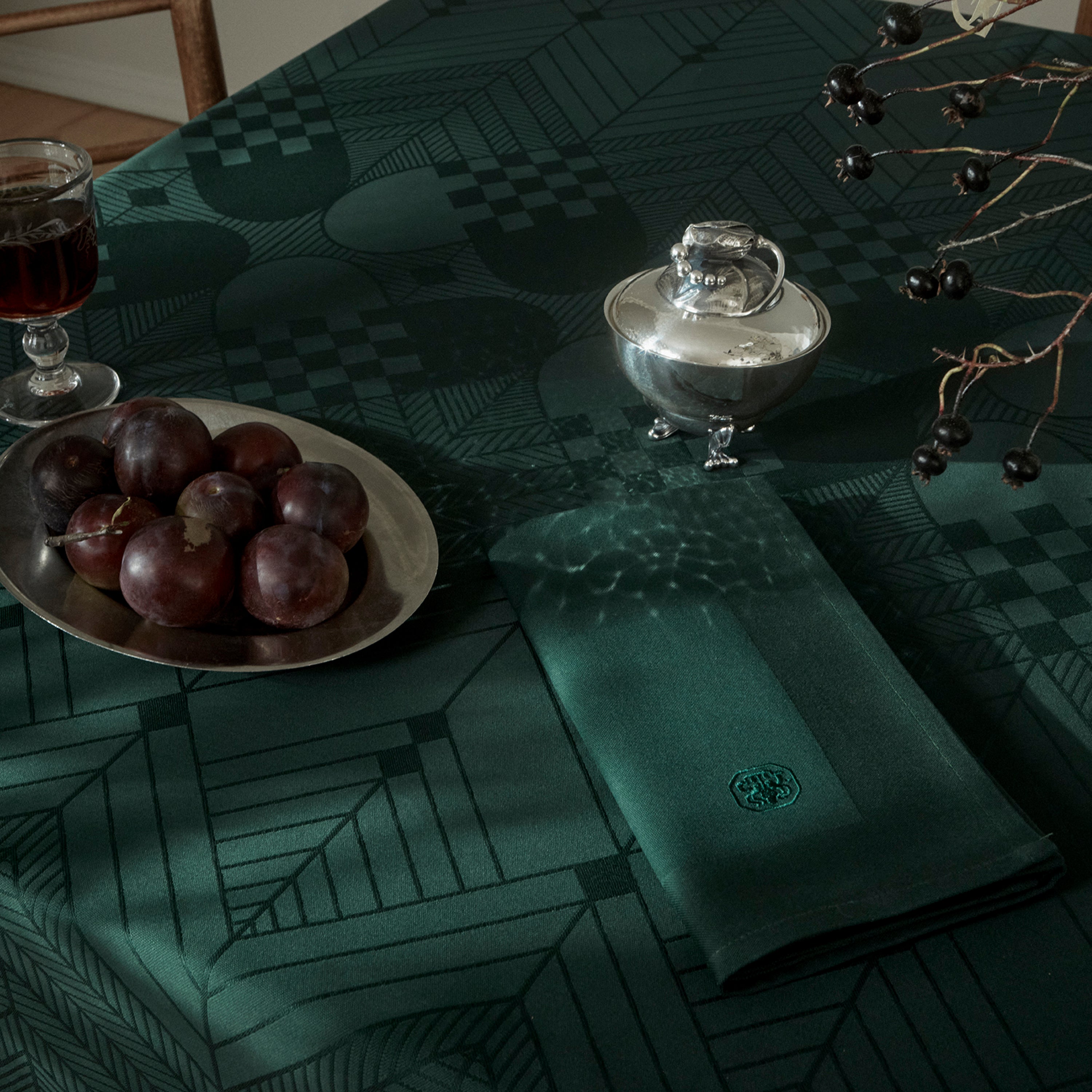 Round Christmas Tablecloth