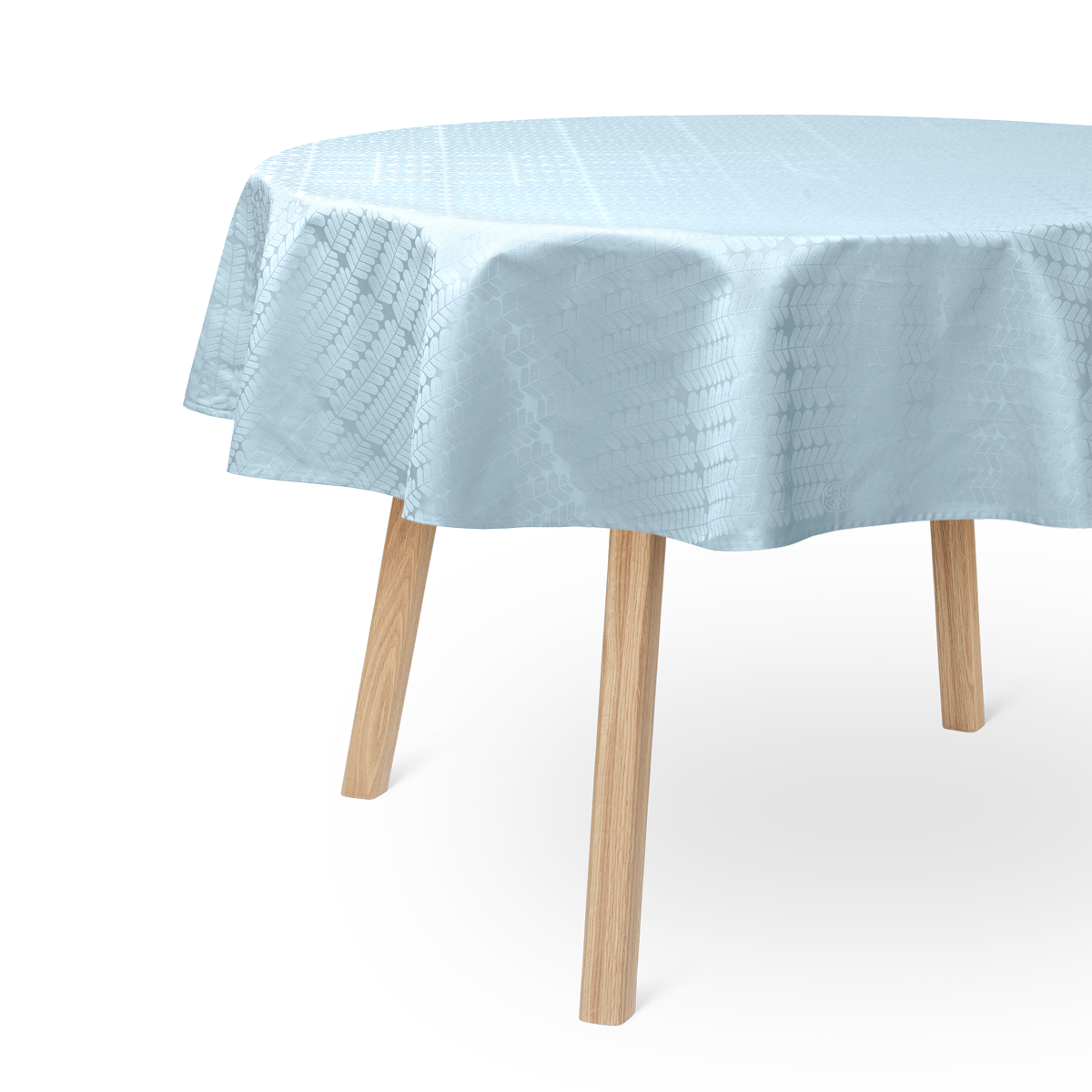 Round Damask Tablecloth