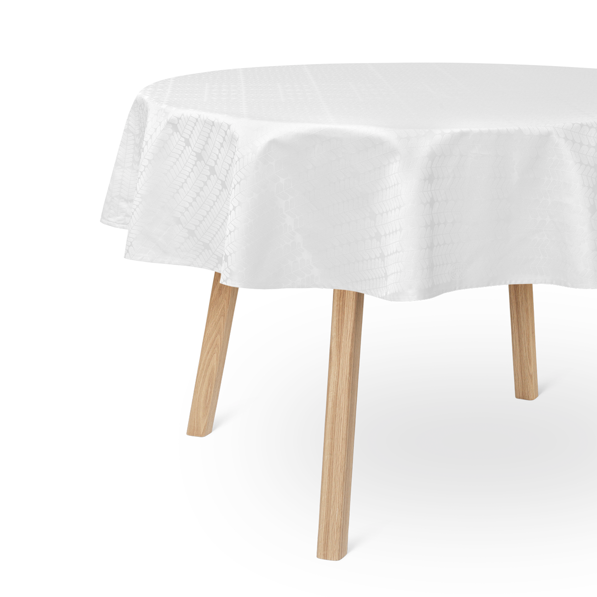 Round Damask Tablecloth