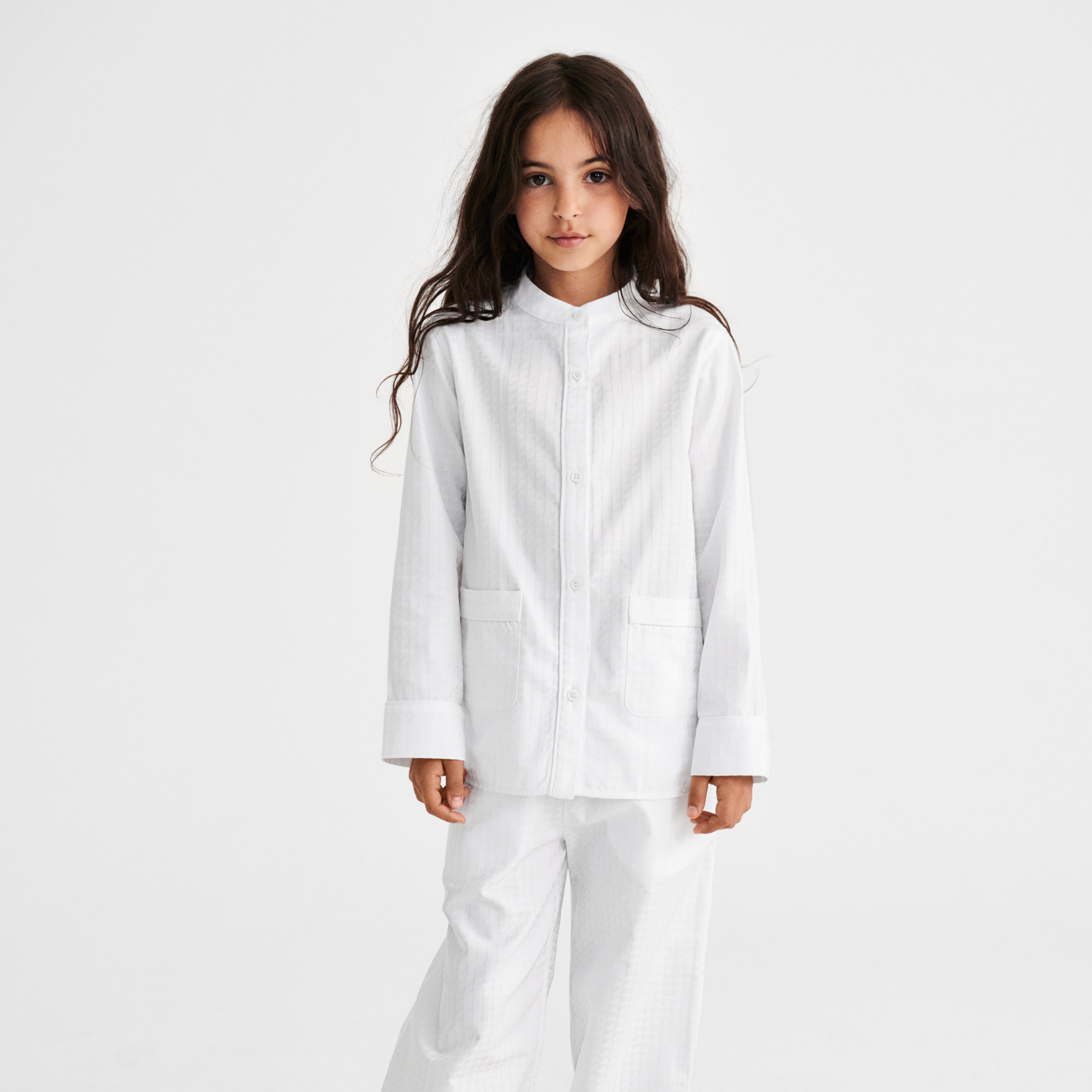 Childrens white pyjamas sale